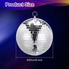 Bola de Espejo 20cm Bolas Reflectantes Colgantes Bola de Espejo Disco Adornos Decoración de Árbol de Navidad para Decoración de Fiesta en Casa Escenario