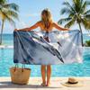Tomcat Fashion Beach Towel: Ideal for Summer Adventures Soft, Absorbent and Quick Drying Suitable for Swimming and Bathing