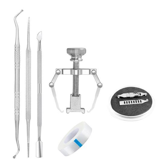 1 Set Toenail Groove Pad Lightweight Universal Mini Functional Ingrown Toe Nail Correction Adjuster Buckle for Women