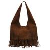 Retro Mutter und Kind Quaste Große Kapazität Neu 2026 Neue Retro Beliebte Damen Einfache Schulter Crossbody Achselhöhle Tasche