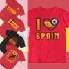 Adults Choice Of SPAIN Football T-Shirt Mens Womens Tees Tops 2024 Spanish World Cup Mens Espana