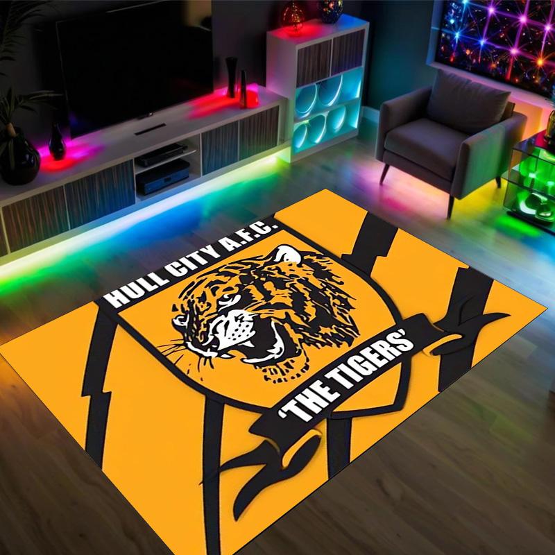 Tappeto in velluto di cristallo Design Hull FC Accogliente Non?Tappeto Stampato Antiscivolo per Camera da Letto Soggiorno Ingresso