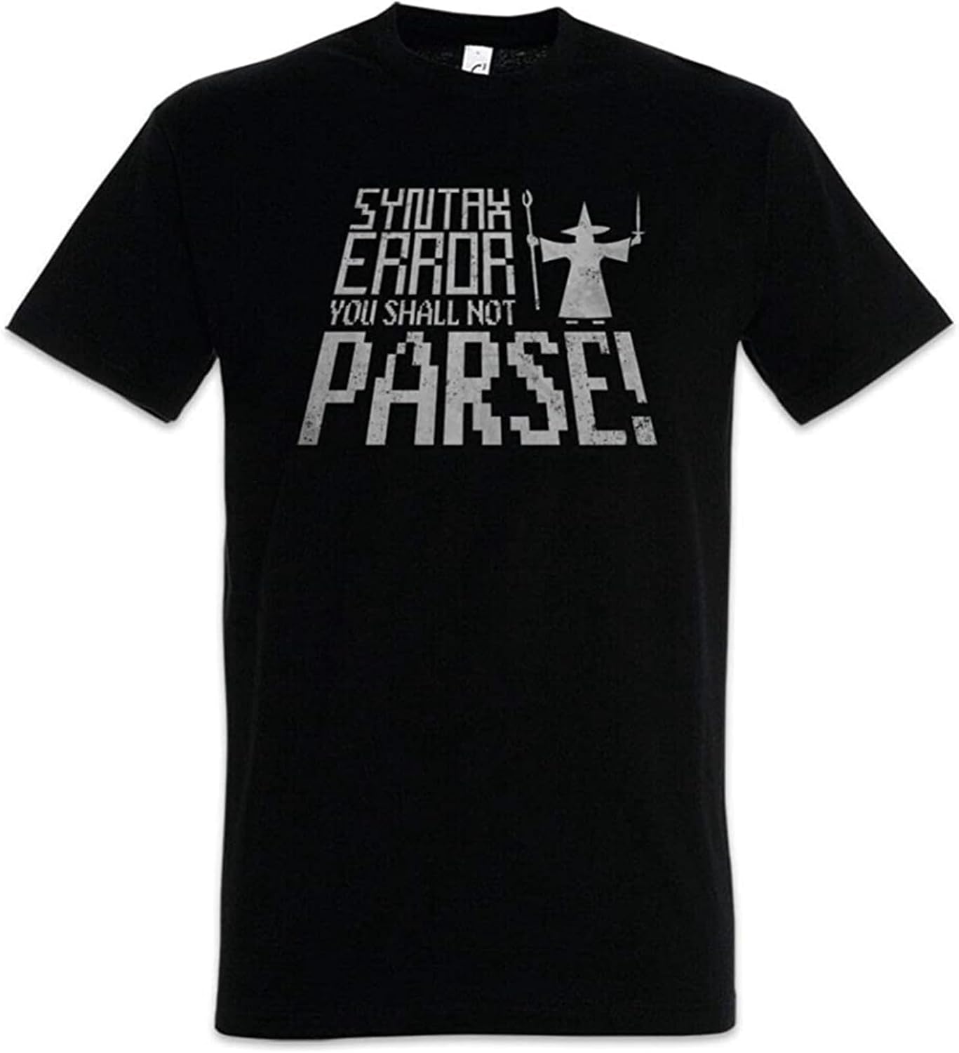 Men s Linnb Syntax Error T Shirt Fun Geek Nerd Computer Science Coder Code Programmer It Black 4XL