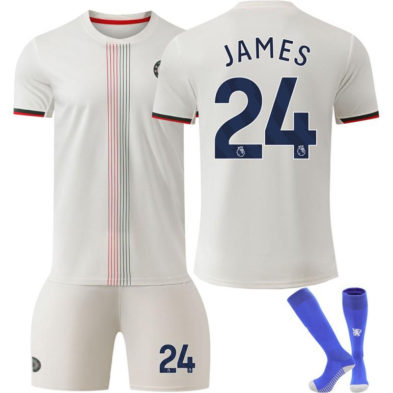 2526 Chelsea Away Football Jersey No. 7 Sterling 8 Enzo 6 Silva Home Correct Version Set