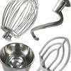 Mixer pentru ouă comercial Jianbo FJ20 cu accesorii pentru mixer de aluat VFM20 - Bol de amestecare din oțel inoxidabil, Tel, Cârlig și Paletă.