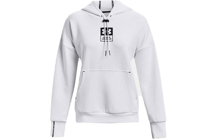 Under Armour Summit Sweatshirts Women s White Hooded Moderate Regular 1369416-100 XL