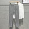 Men's Corduroy Casual Winter Pants with Plus Velvet - Korean Style Tapered Fit