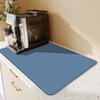 Kitchen Countertop Drain & Absorbent Mat for Dishes, Dining Table, and Coffee Machine