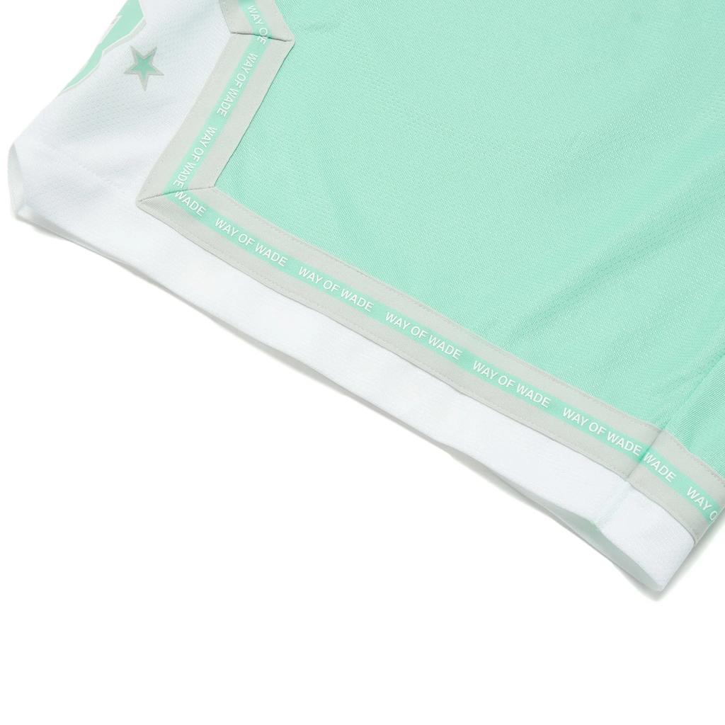 Li-Ning Wade Series Letter Print Mid-Waist Straight Casual Shorts Men Bottoms Aqua AAPT529-2