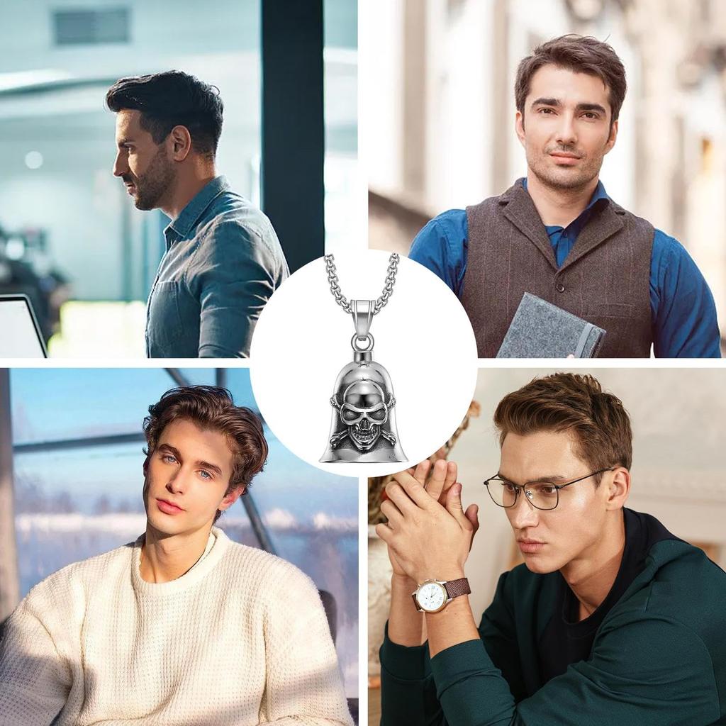 Bell Motorcycle - Angel Motorcycle Biker Bell | Guardian Bell Motorcycle Versatile Skull Gremlin