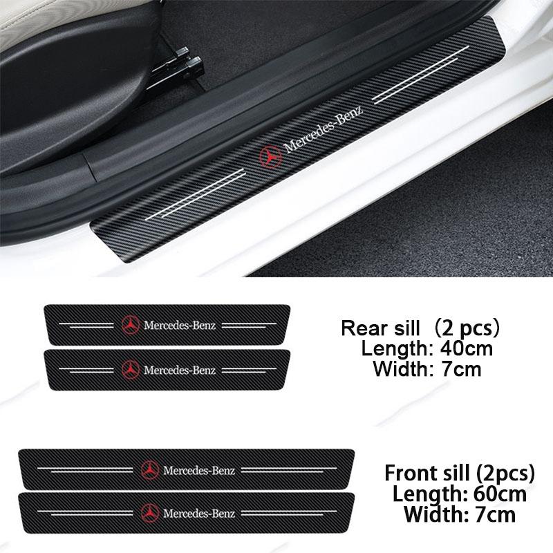 

car accessories door panel protective rubber strip,anti-scratch film,for Mercedes-Benz W220 W205 W204 W201 W202 W212 W124 чорний