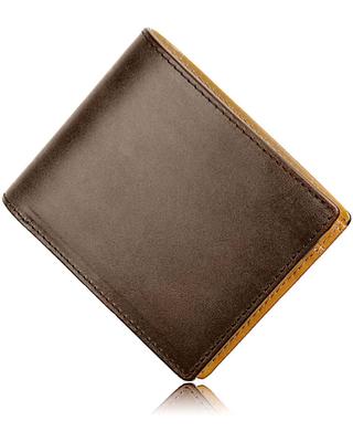 King of Buttero Made in Genuine Wallet WL11 [Eredita] Мужской складной кошелек, кожа, кожа, Япония, кожа, складной, мужской (Темно коричневый)