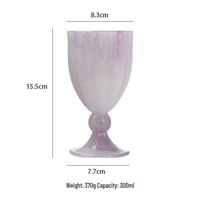 Shangqi Colorful Cloud Mist Stemmed Glass