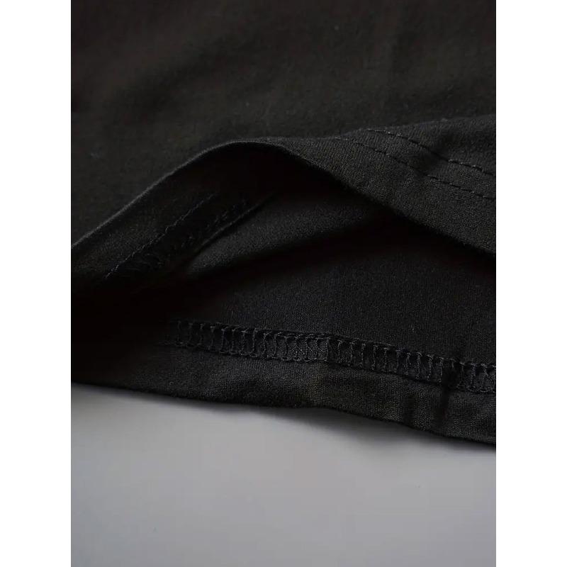 Europese maten T-shirt met korte mouwen en letterprint