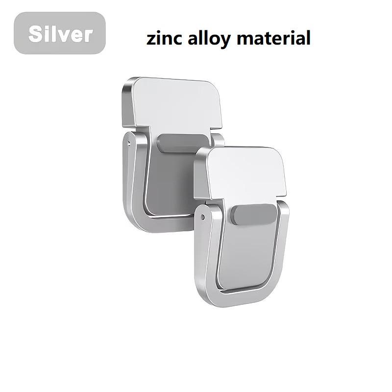 2pcs/set Laptop Stand, Keyboard Phone Stand, Mini Portable Laptop Invisible Stand, Foldable, Durable Metal Material
