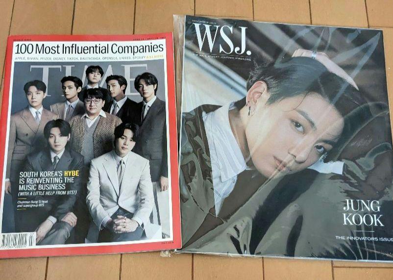 [USED] Two Magazines Featuring BTS Jungkook On the Cover and Two Magazines Featuring BTS On the Cover