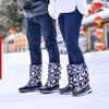 Winter Couple Boots Plush Warm Snow Boots Mid-calf Cotton Shoes Plush Couple Winter Boot Outdoor Non Slip Platform Boots for Men