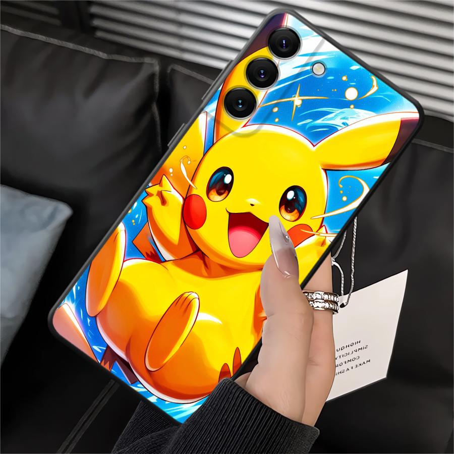 Mignon Pokemon Pikachu Housse Coque de Téléphone pour Samsung Galaxy A05 A15 A70 A04 A06 A13 A20 A50 A17 A16 A40 A12