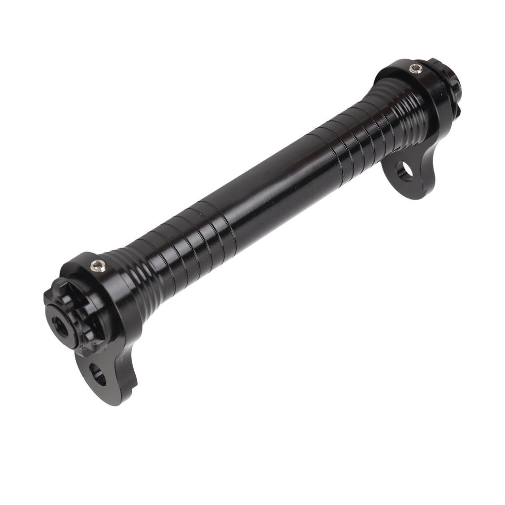 Folding Cycle Extension Rod Aluminum Alloy Strong Load Bearing Adjustable Portable High Strength Wheel Extension Bar Black