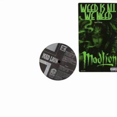 12-Zoll Schallplatte MAD LION - Weed Is All We Need / Self Help PROA100333PROMO Warrior Wax 2000 US Rap & Hip-Hop/R&B Gebraucht