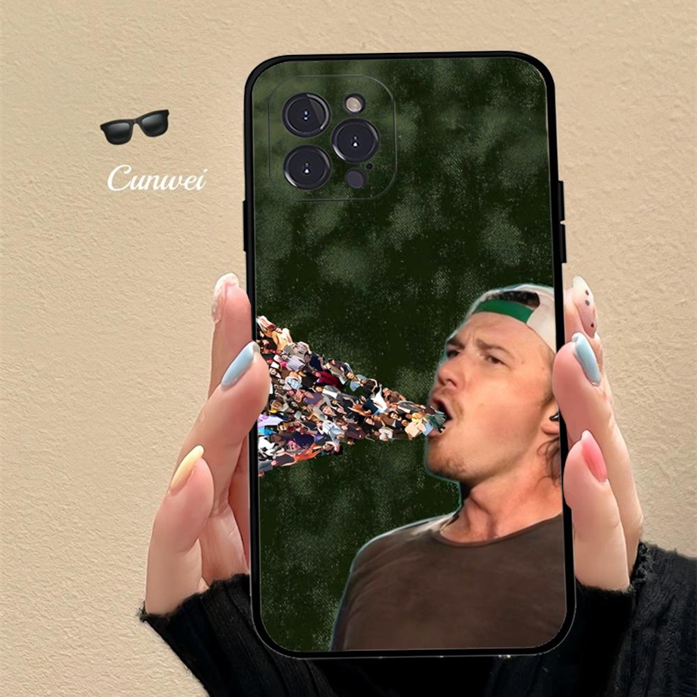 

M-Morgan Wallen Phone Case For iPhone 16 15 14 11 12 13 Mini Pro XS Max Cover 6 7 8 Plus X Funda Shell iPhone 15pro max