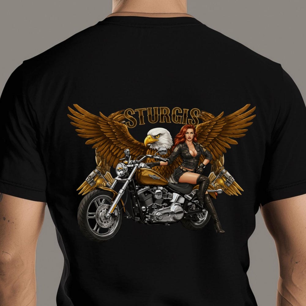 Sturgis 2026 Motorcycle Rally T-shirt, Gift For Mountain Bike Rider, Vintage Easy Rider Shirt L