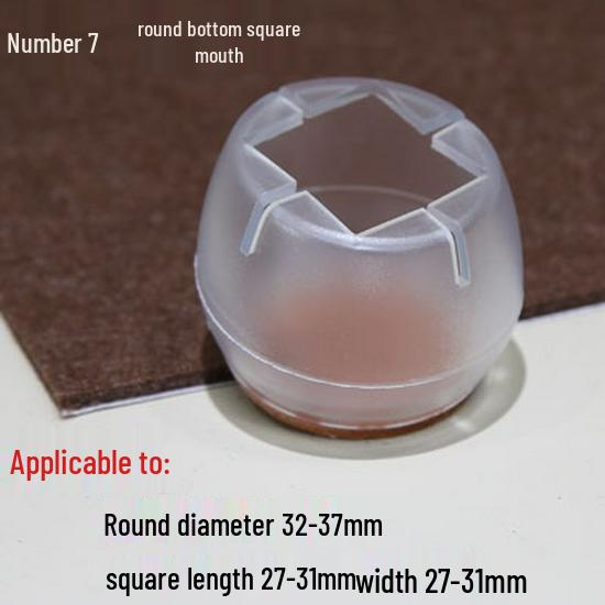 Anti-Slip Silicone Leg Covers: Durable, Thickened Protection for Dining Table and Chair Legs