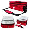 Multi-functional Portable Medicine Bag Double Zipper Travel Medication Case  Camping