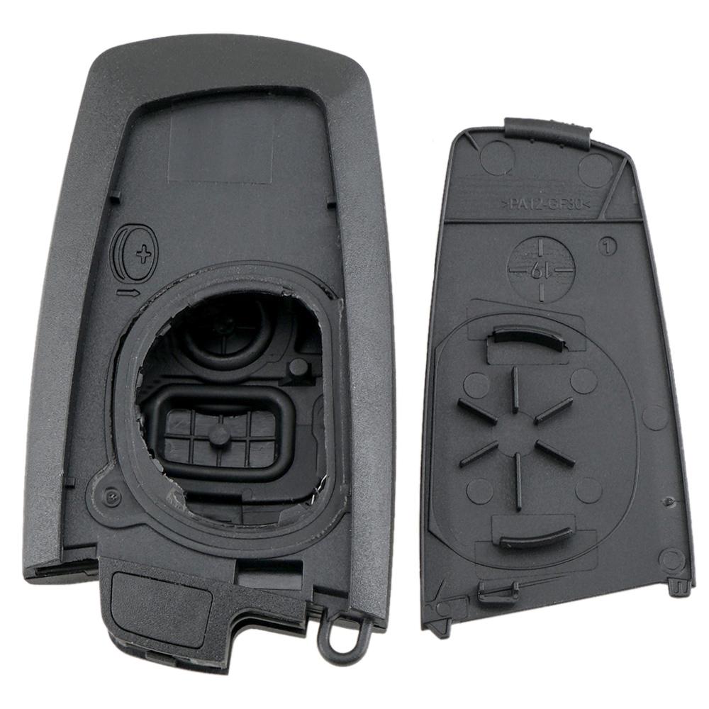 4 Buttons Replacement Smart Key Shell Cover Remote Keyless Case with Uncut Blank Blade Fit for BW F CAS4 5 Series 7 Series