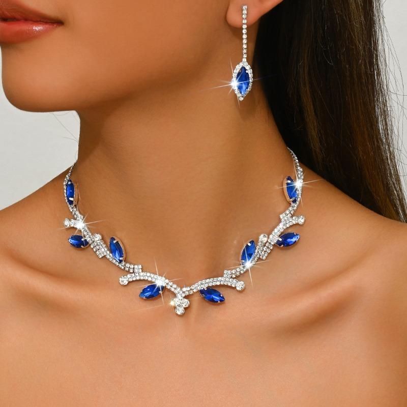 Meier Necklace - european and american court style choker - new retro high-end jewelry set