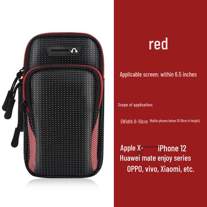 Men's and Women's Waterproof Running & Hiking Phone Armband: Large Capacity, Arm & Wrist Bag