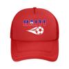 Haiti Flag Haitian Soccer Casquette  Unisex Outdoor Hats  Adjustable Sun Cap Casual Baseball Caps