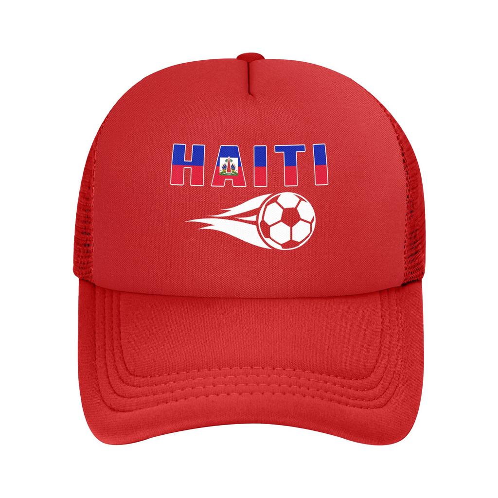 Haiti Flag Haitian Soccer Casquette  Unisex Outdoor Hats  Adjustable Sun Cap Casual Baseball Caps