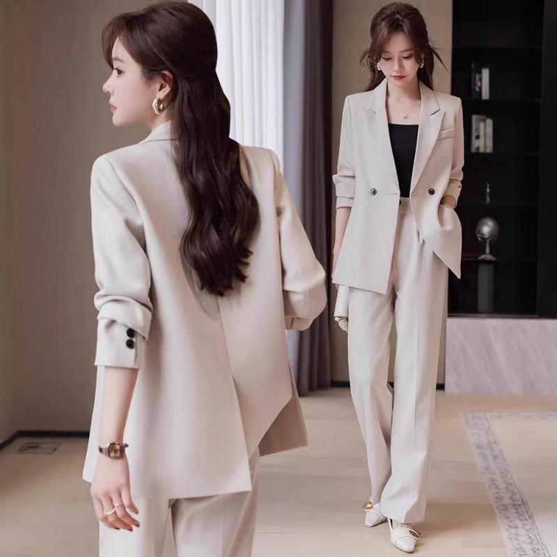 

Women s High-End Professional Fashion Suit - Spring Casual Jacket & Workwear Set Double Extra Large