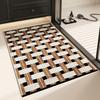Super Absorbent Bathroom Mat Non-Slip Bath Mat Quick Dry Bath Rug Floor Mat Comfortable Home Decor