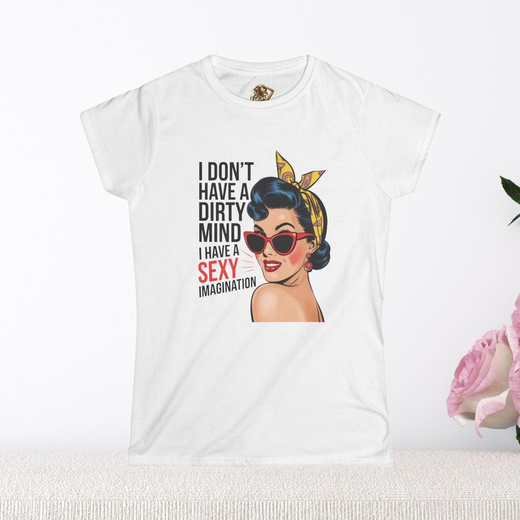 Retro Shirt Funny Pin Up Graphic Tee Vintage Humor T Shirt Gift For Women