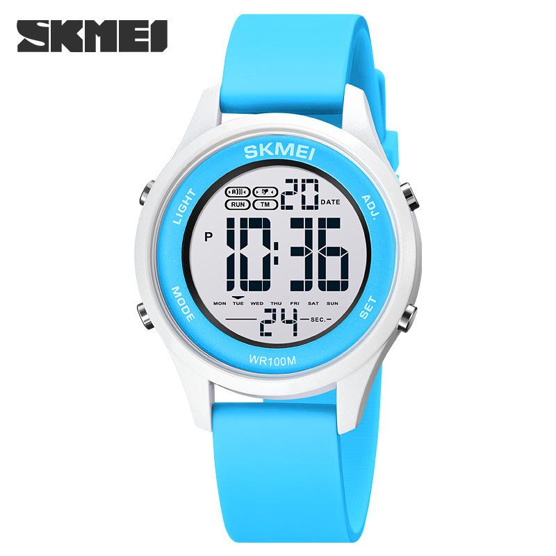 Student sports electronic watch couple thin silicone luminous simple watch men
