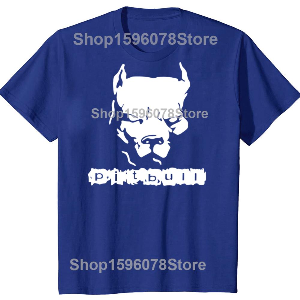 Funny Pitbull American Pit Bull Dog Dad T Shirts Graphic Cotton Streetwear Short Sleeve Birthday Gifts Summer Style T-shirt