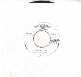 

7inch Record JOHNNY OSBOURNE Ice Cream Love Give A Little Love NONE VOLCANO Jamaica Reggae Ska Dub Used