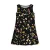 Girl Summer Dress Sleeveless Printed Color Casual Dress