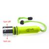 Underwater Flashlight LED Aluminum Alloy Glare Magnetron Diving Flashlight for Outdoor Diving