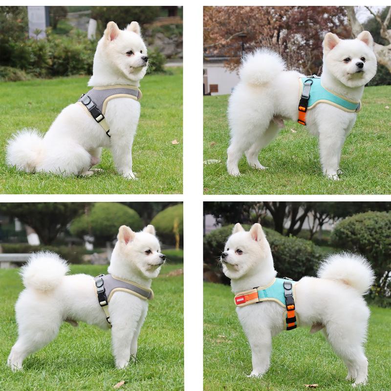 No Pull Dog Harness Detachable Reflective Dog Vest  with Leash for Small Medium Dogs