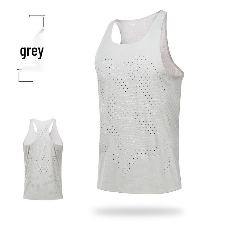 Men's Quick-Dry Lightweight Breathable Sports Vest for Track & Field Training