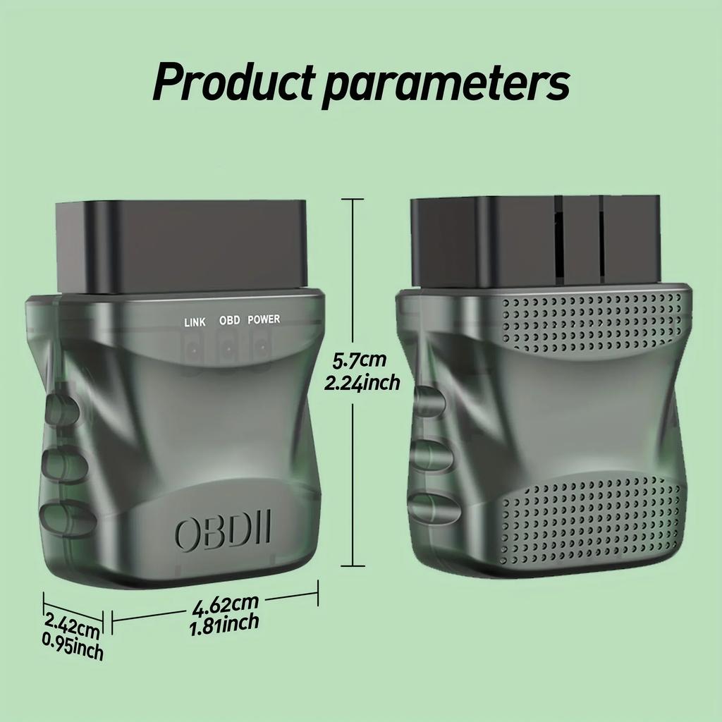 Wireless 4.0 OBDII Car Diagnostic Scanner – Automatic Fault Code Reader with Engine Light Check for All Vehicles