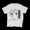 Panchiko Deathmetal TShirt Retro Anime Girl Portrait Print Tee Casual Cotton Top for Fans Unisex Streetwear Aesthetic Tshirt