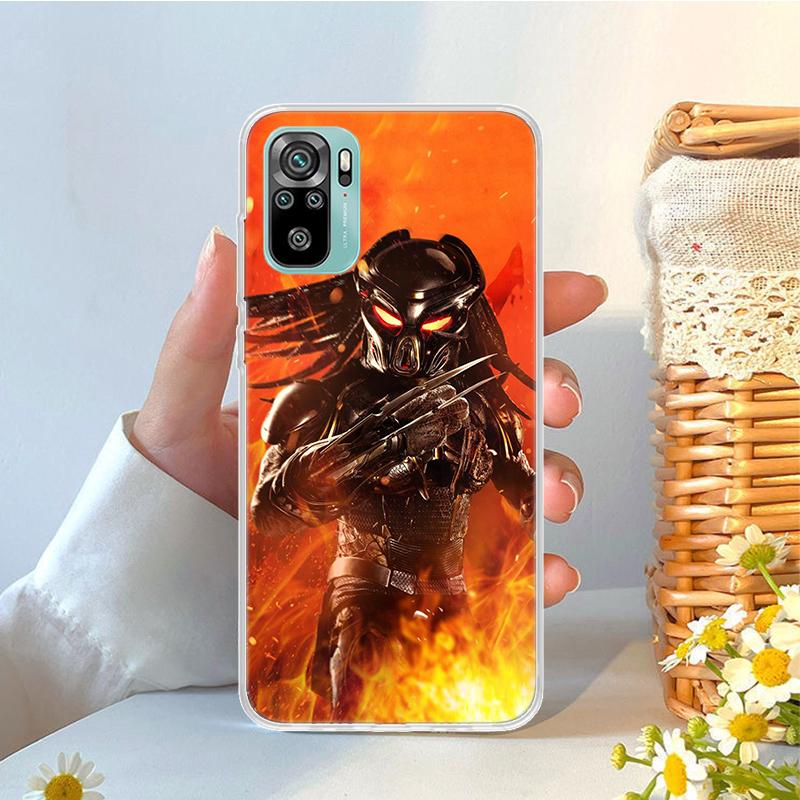Alien Vs Predator Painted Soft Phone Case For Xiaomi Redmi Note 15 14 14S 13 12 Pro Plus 12S 11 11S 11E 10 10S 11T 5G Fundas Coq