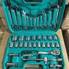 216-Piece Auto Repair and Maintenance Tool Kit with Socket Wrench and Combination Tools