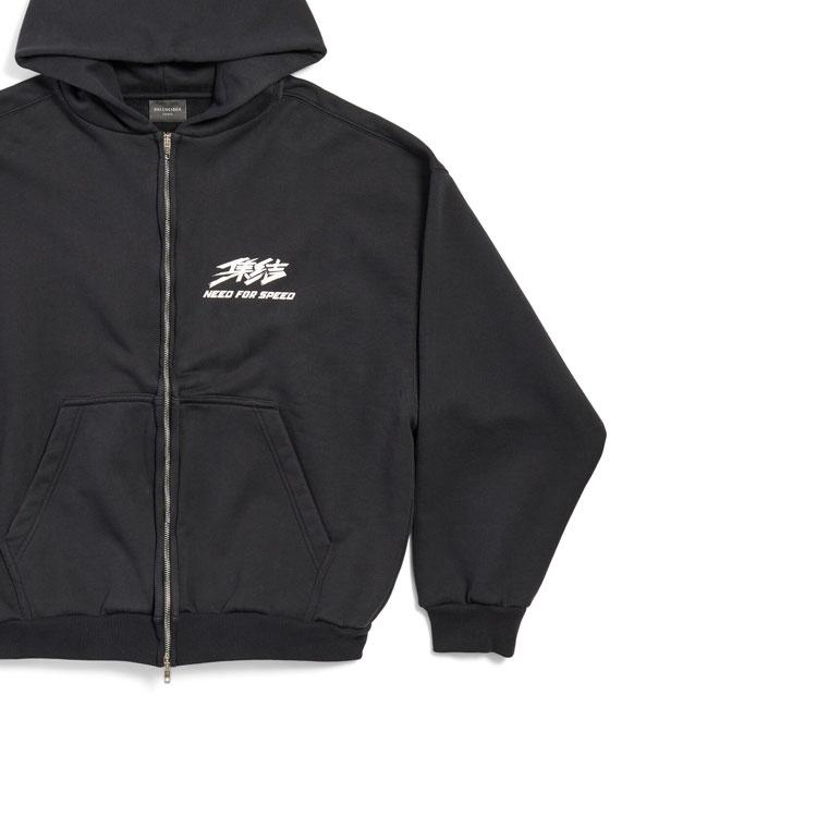 Balenciaga x JIPINFEICHE FW24 Sweatshirt Fitted Style Unisex Black 770939TQV721083