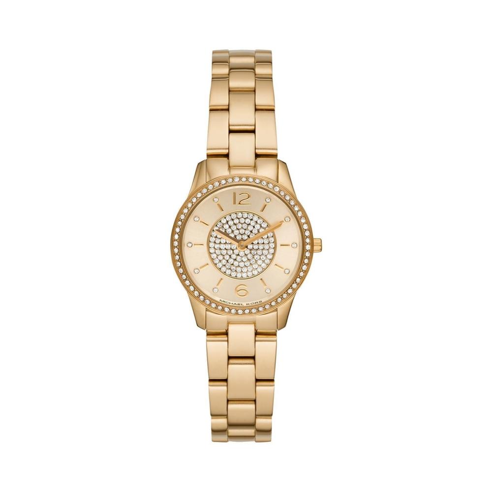 

Michael Kors Runway MK6618 Women s Gold Tone Quartz 28mm Watch gold