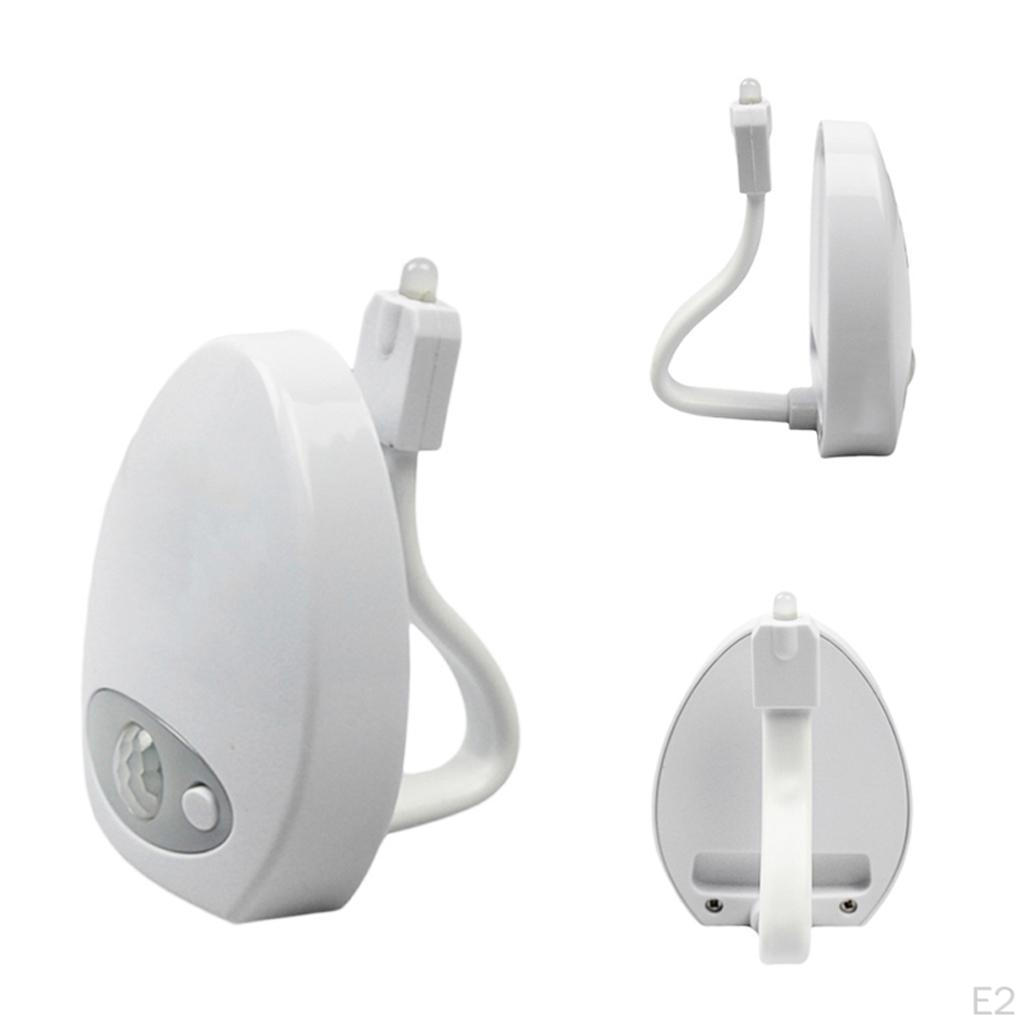 Rechargeable 16 Colors Motion Toilet Light with